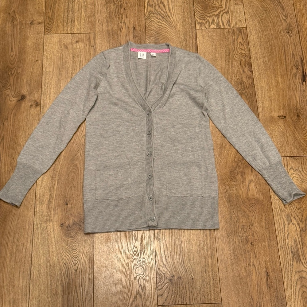 GAP Kids Light Gray Cardigan